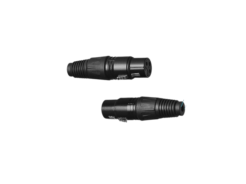 Load image into Gallery viewer, GLS Audio Professional Series XLR Cable with DMX Black/Silver Connectors
