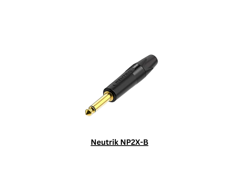 Load image into Gallery viewer, Canare GS-6 Neutrik RA to Straight Black/Gold Instrument Cable
