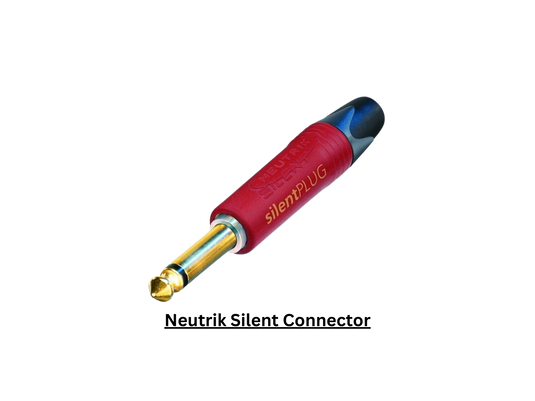 Canare GS-6 Neutrik Silent to Str. Black/Gold Instrument Cable