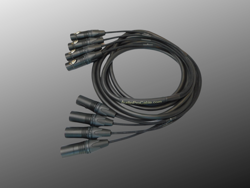 Load image into Gallery viewer, Mogami #2931 4 Channel XLR Male to Female XLR Audio Snake
